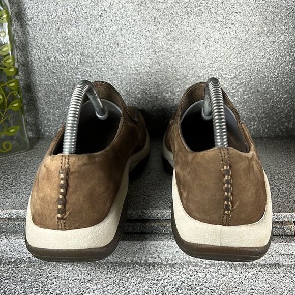 Merrell Primo Seam Moc DK Taupe Shoes Leather Suede Size 9 - Picture 6 of 8